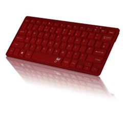 GOJI GKBMMRD16 Wireless Keyboard - Red